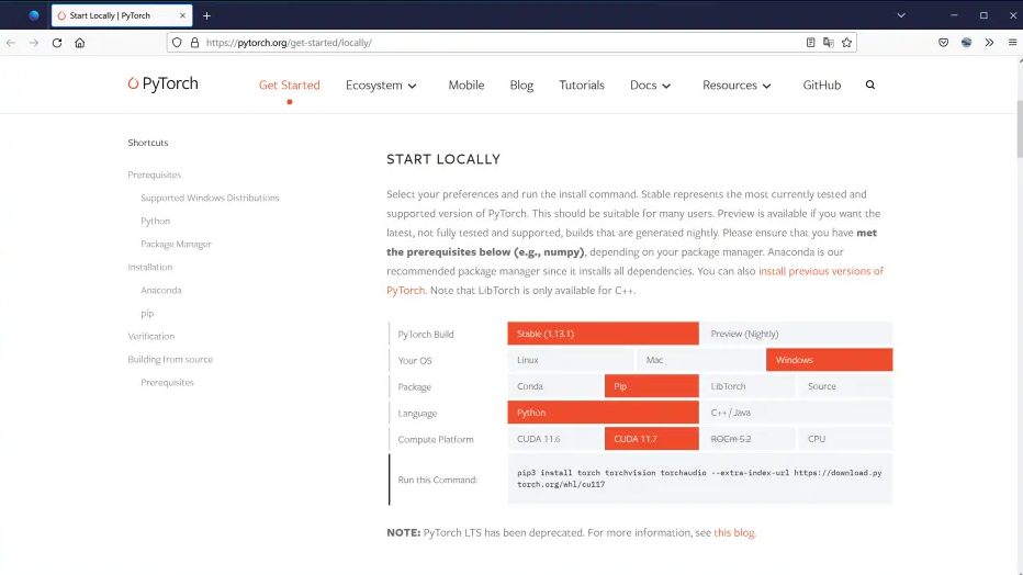 stable-diffusion-webui 安装